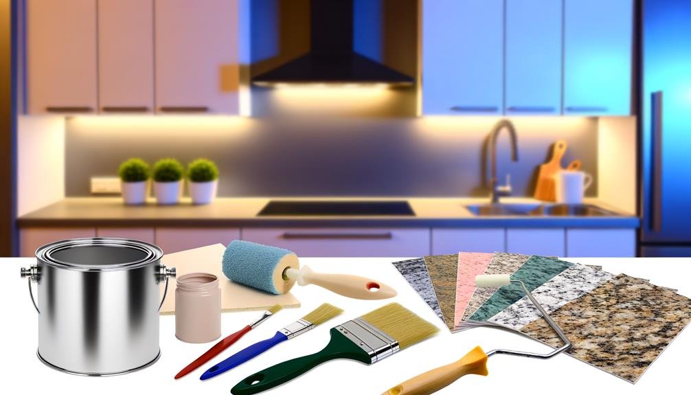 kitchen countertop painting tips
